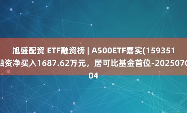旭盛配资 ETF融资榜 | A500ETF嘉实(159351)融资净买入1687.62万元，居可比基金首位-20250704