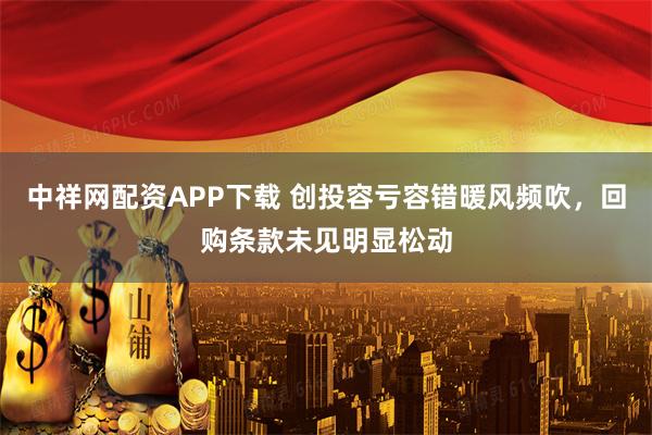中祥网配资APP下载 创投容亏容错暖风频吹，回购条款未见明显松动